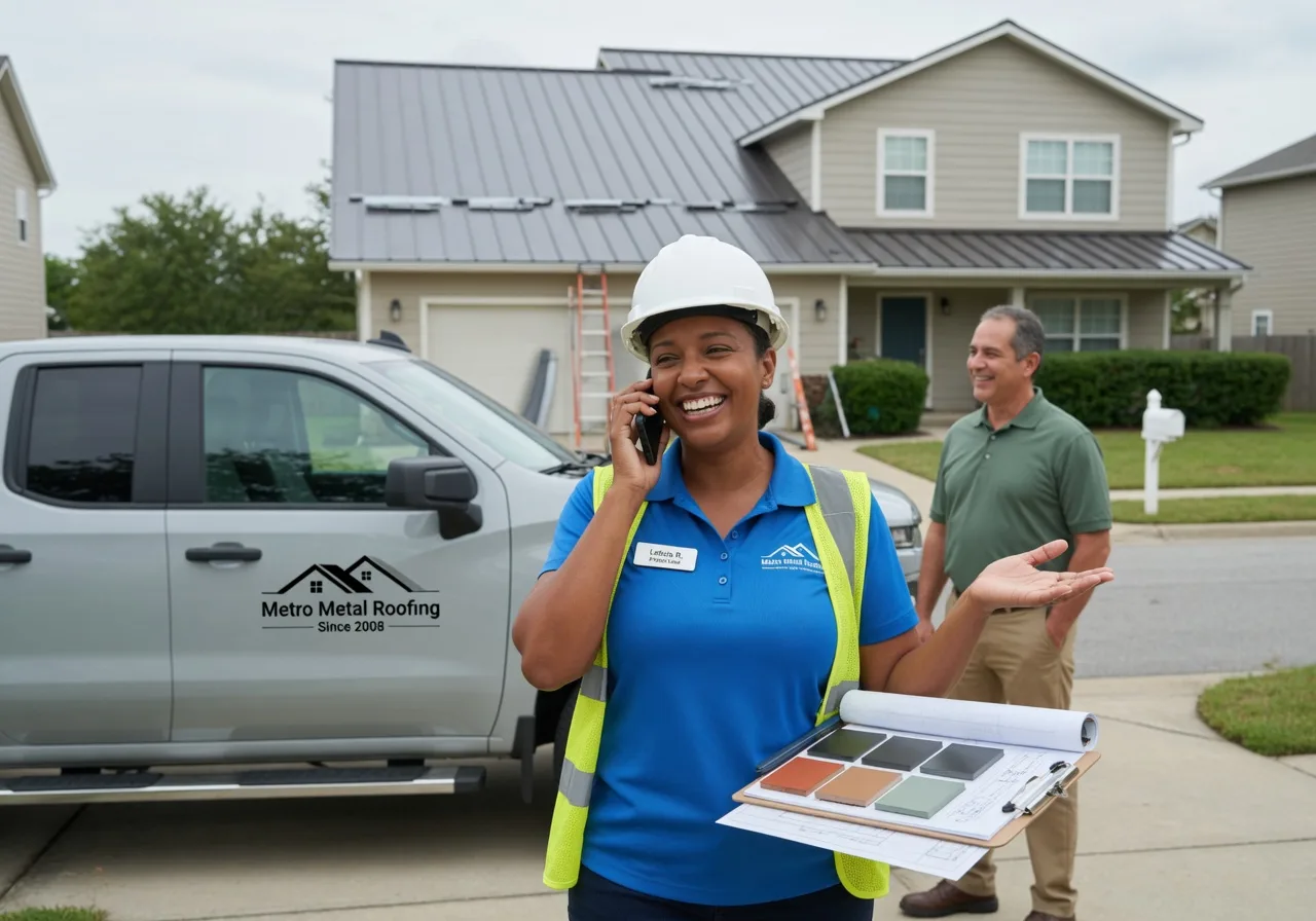 Storm Damage Metal Roof Repair in South Charleston, OH